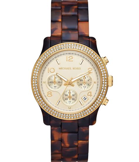 dillards michael kors runway watch|michael kors runway watch: Women's Watches .